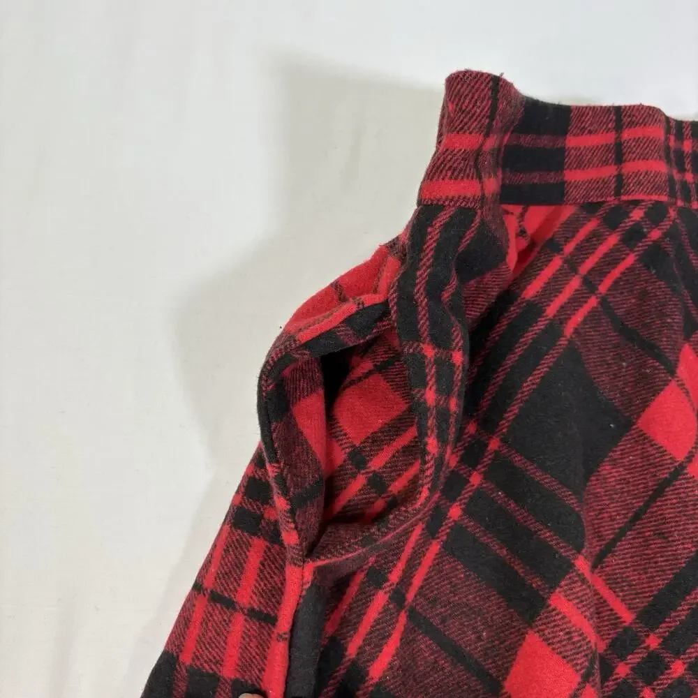 Cupshe Women’s Red Plaid Midi Skirt Flared A-Line Pockets Size Small NWT - Picture 5 of 9